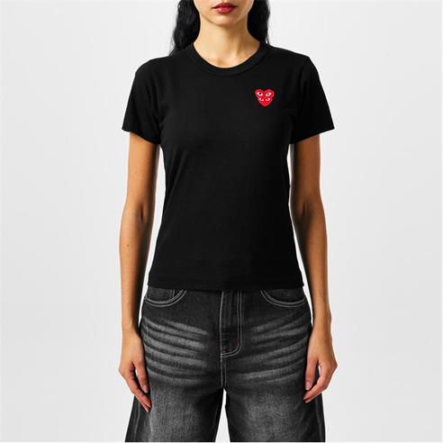 COMME DES GARCONS PLAY - Logo Heart T Shirt