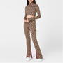 Brown 6010 - OFF WHITE - Monogram Split Trousers