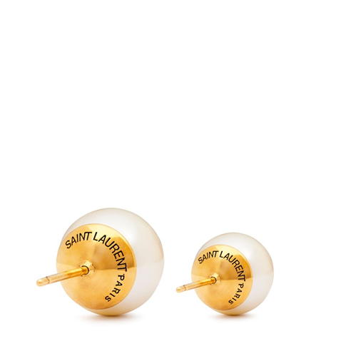 SAINT LAURENT - Ysl Pearl Earrings