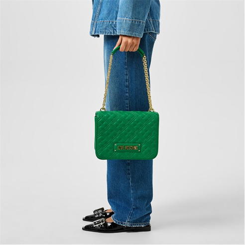 LOVE MOSCHINO - Super Quilted Chain Shoulder Bag
