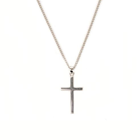 SERGE DENIMES - Serge Denimes Silver Cross Necklace