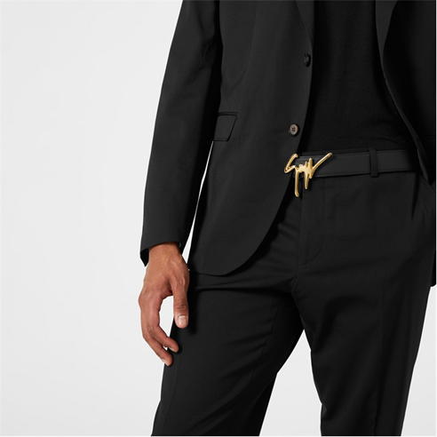 GIUSEPPE ZANOTTI - Script Logo Belt