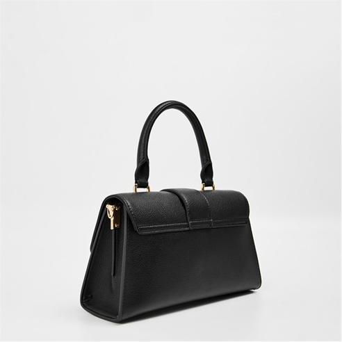 Love Moschino - Logo Plaque Top Handle Mini Crossbody Bag