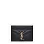 Black/Gold - SAINT LAURENT - Credit Card Holder