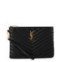 Black/Gold - SAINT LAURENT - Quilted Pouch