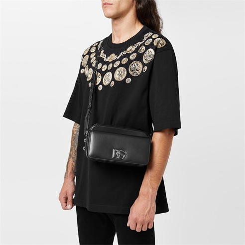 DOLCE AND GABBANA - Leather Crossbody Bag