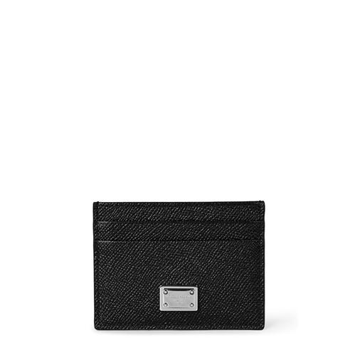 DOLCE AND GABBANA - Logo Plaque Card Holder