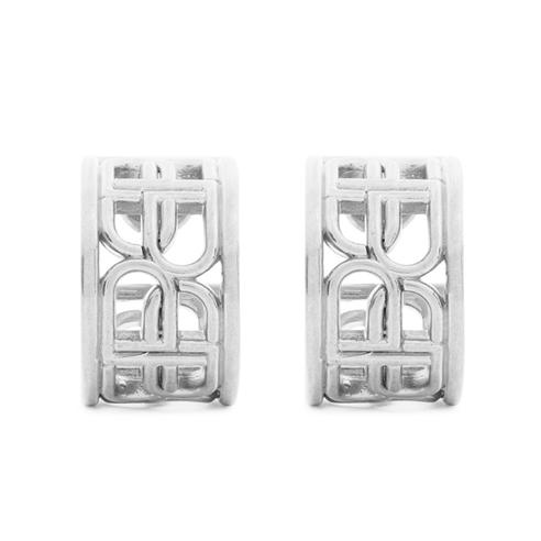 BALENCIAGA - Bb Hoop Earrings