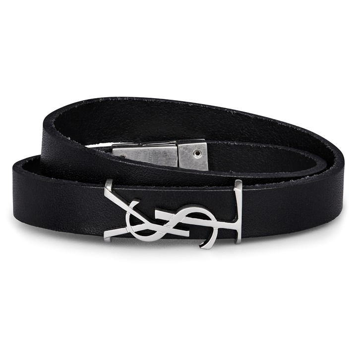 Saint Laurent Ysl Wrap Bracelet - Beige