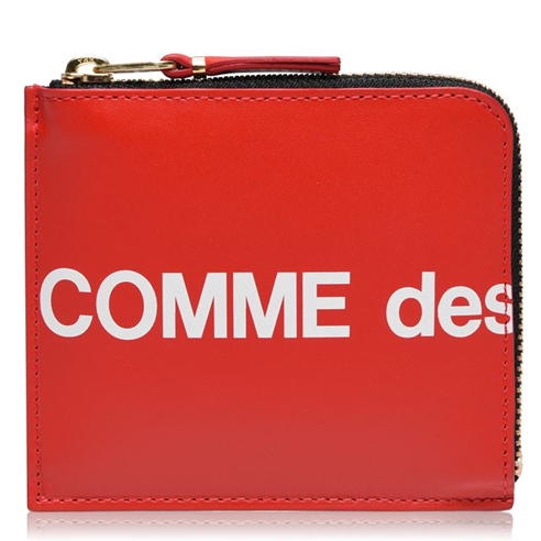 COMME DES GARCONS WALLET - Zip Logo Wallet