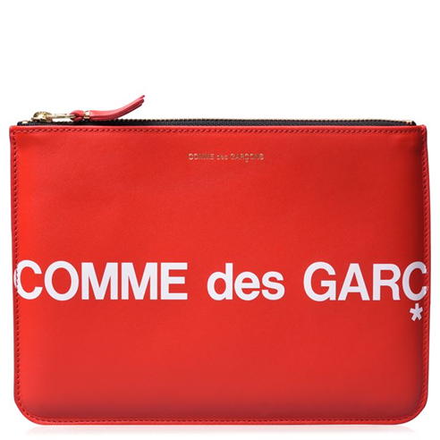 COMME DES GARCONS WALLET - Logo Clutch Bag