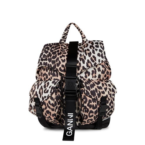 GANNI - Leapard Tech Backpack