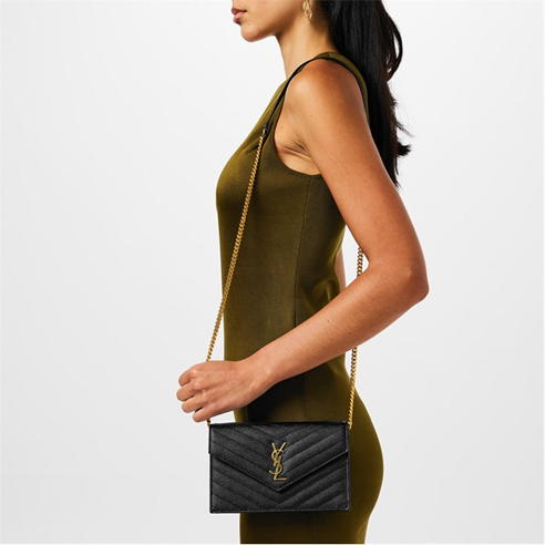 SAINT LAURENT - Monogram Envelope Crossbody Bag