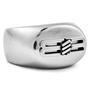 Ant Silv 0911 - BALENCIAGA - License Ring