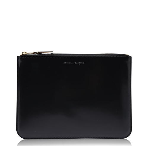 COMME DES GARCONS WALLET - Mirrored Cow Hide Pouch