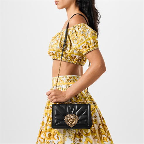 DOLCE AND GABBANA - Medium Devotion Cross Body Bag