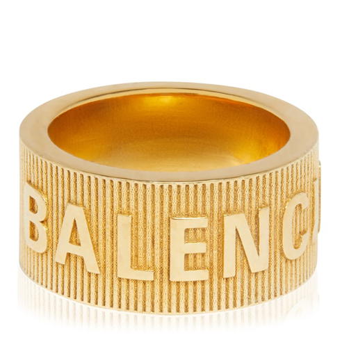 BALENCIAGA - Force Striped Ring