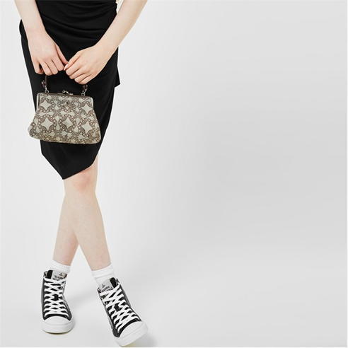 VIVIENNE WESTWOOD - Jacquard Frame Purse Bag