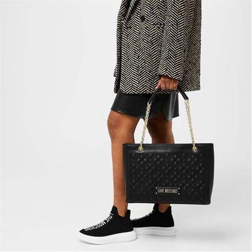 LOVE MOSCHINO - Super Quilted Tote Bag