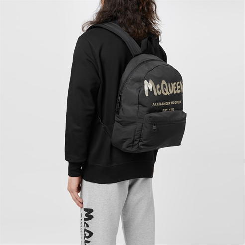 ALEXANDER MCQUEEN - Graffiti Back Pack