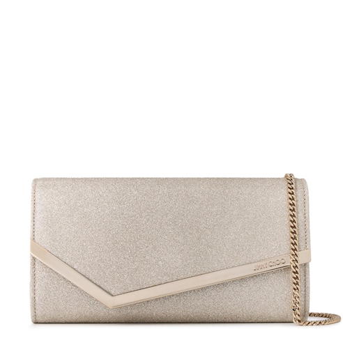 JIMMY CHOO - Emmie Glitter Clutch Bag