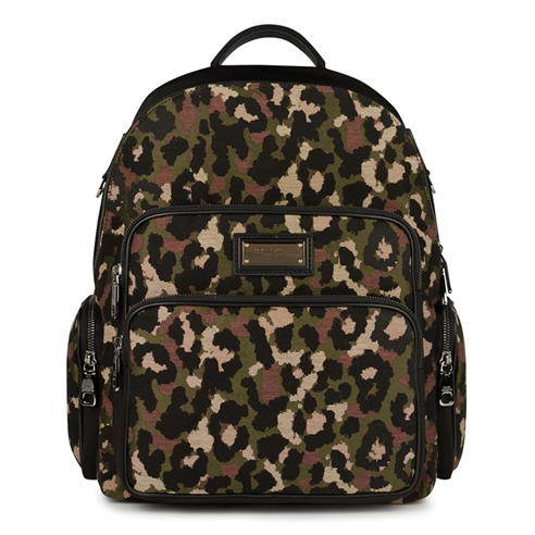 DOLCE AND GABBANA - Camo Plate Backpack