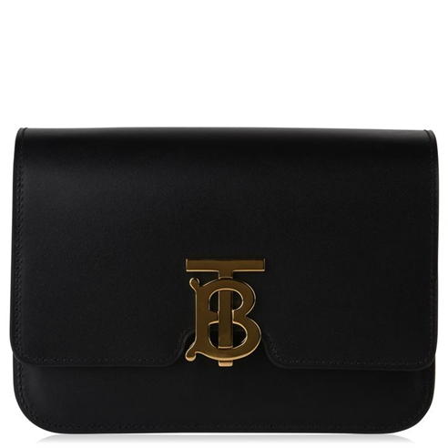 BURBERRY - Small Leather Tb Bag