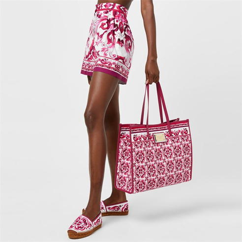 DOLCE AND GABBANA - DG Floral Tote Bg Ld41