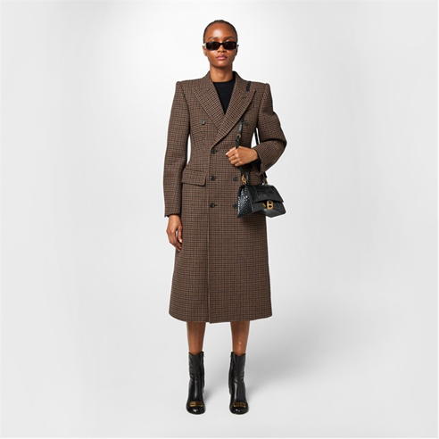BALENCIAGA - Hourglass Small Crocodile Handbag