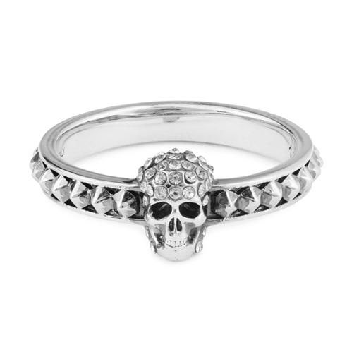ALEXANDER MCQUEEN - Pave Skull Ring