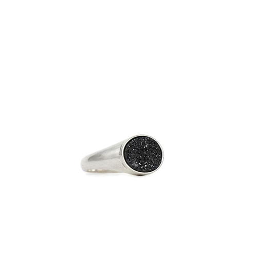 SERGE DENIMES - Silver Graphite Ring