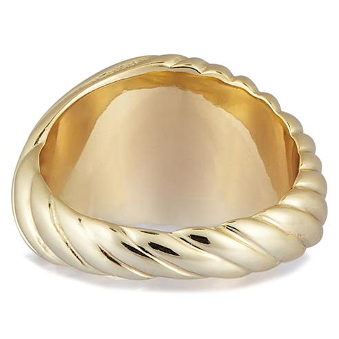 SERGE DENIMES - Gold Plated Silver Nebula Ring