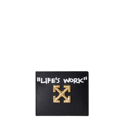 OFF WHITE - Jitney Leather Card Holder