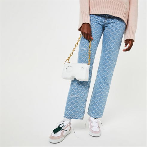 OFF WHITE - Burrow Zipped Pouch