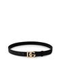 Black/Gold - DOLCE AND GABBANA - DG Logo 2.5cm Belt Ld00