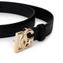 Black/Gold - DOLCE AND GABBANA - DG Logo 2.5cm Belt Ld00