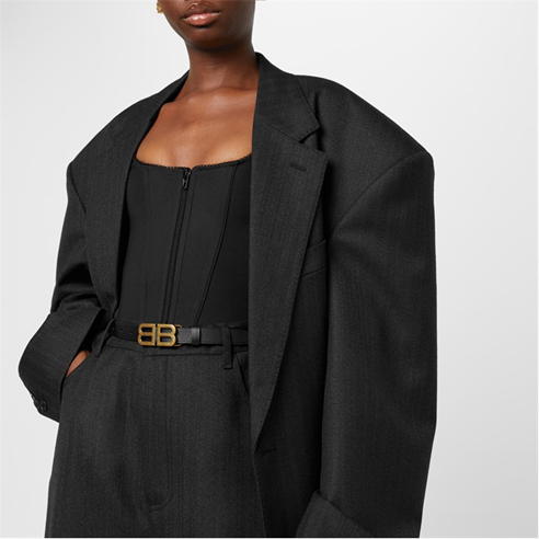 BALENCIAGA - Bb Hourglass Thin Belt