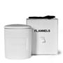 White - FLANNELS - Ceramic 500g Candle