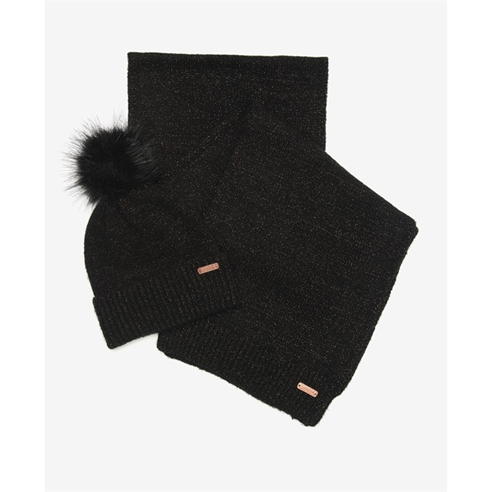 Barbour International - Sparkle Beanie & Scarf Gift Set