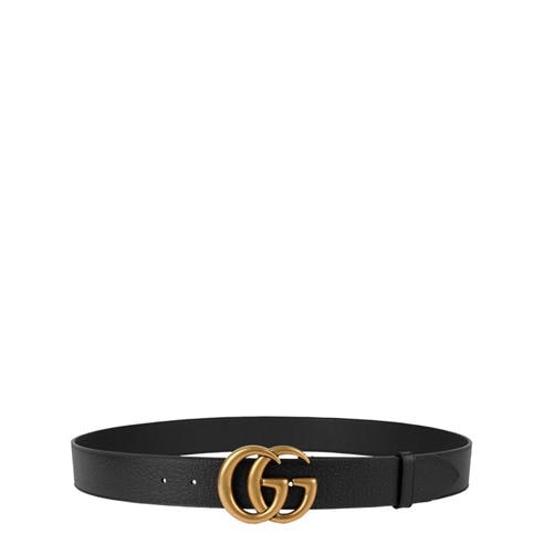 GUCCI - Gg Wide Leather Belt
