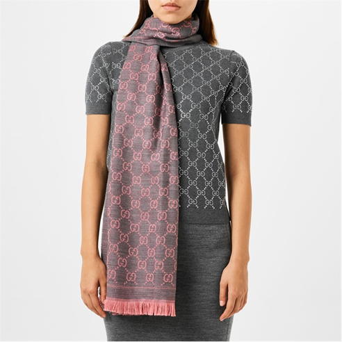 GUCCI - Gg Logo Scarf