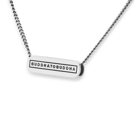 BUDDHA TO BUDDHA - Essential Logo Necklace Xs Silver 17.9 Inches