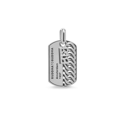 BUDDHA TO BUDDHA - Chain Army Tag Pendant Silver