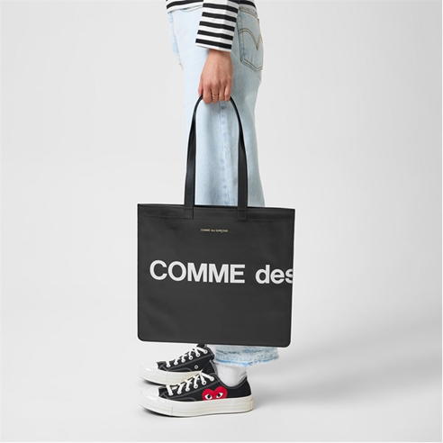 COMME DES GARCONS WALLET - Huge Logo Tote Bag