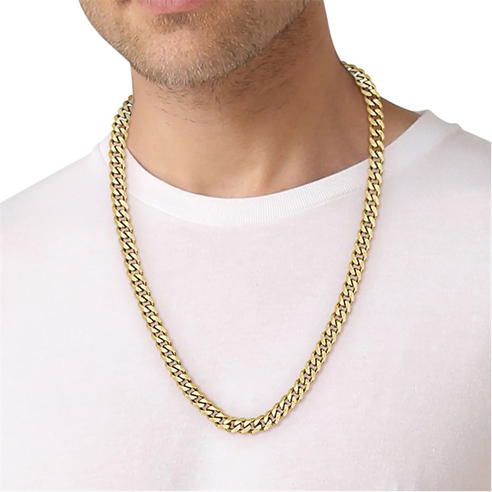 Boss - Gents BOSS Chain for Him Light Yellow Gold IP Necklace
