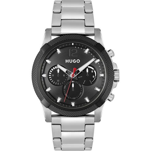 Hugo - Gents HUGO #IMPRESSFORHIM Stainless Steel Bracelet Watch