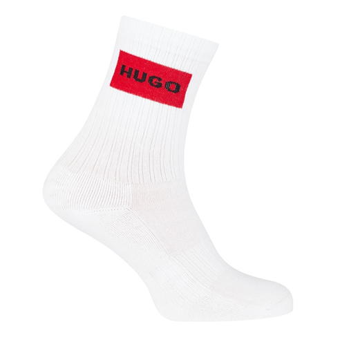 HUGO - 2 Pack Rib Label Crew Socks