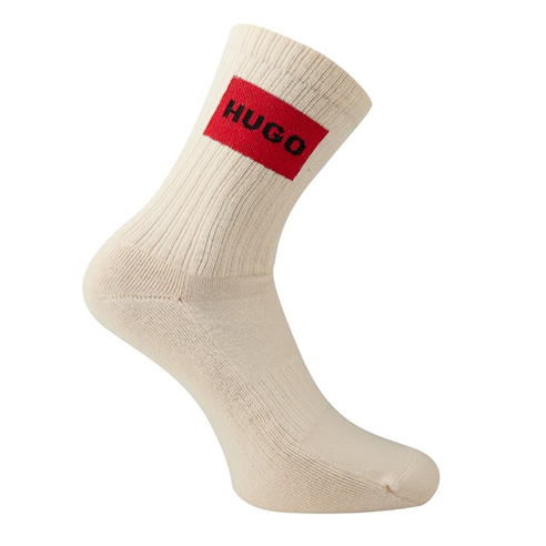 HUGO - 2 Pack Rib Label Crew Socks