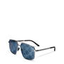 Blue/Silver - GUCCI - Square Frame Sunglasses