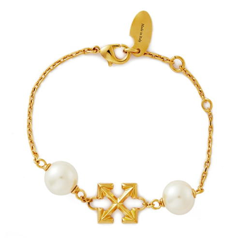 OFF WHITE - Pearl Arrow Bracelet